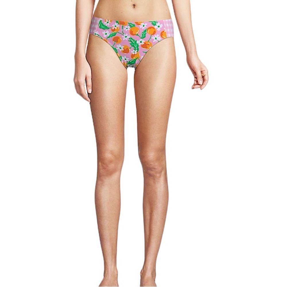 Draper James x Lands' End Mid Waist Bikini Bottom Size 8 • NEW WITH TAGS• - Picture 2 of 11